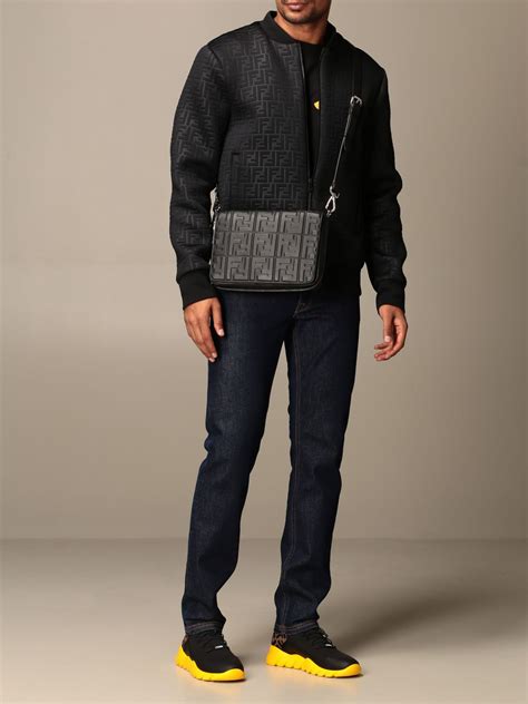 mens fendi crossbody bag|fendi shoulder bag men's.